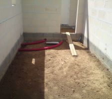 Garage vide de la terre
