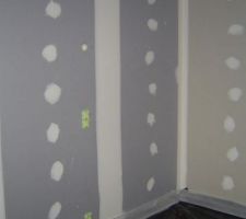 Préparation chape ici notre chambre