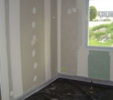 Préparation chape ici bureau