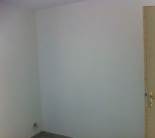 La seconde couche de peinture