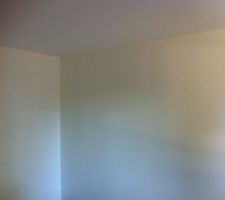 La seconde couche de peinture