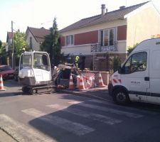 Au tour de la mini-pelleteuse...