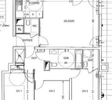 Plan de l'appartement