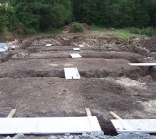 Fondations prêtes à couler