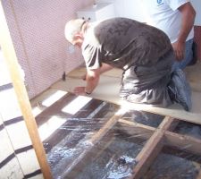 Remontage du plancher du mobilhome