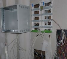 Tableau électrique   réseau infomatique