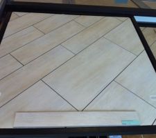 Imitation bois cérusé