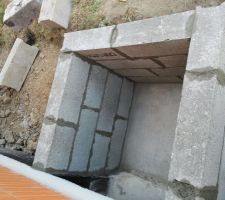 R&eacute;alisation de l'entr&eacute;e du vide sanitaire