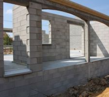 Terrasse vu de l'arri&egrave;re