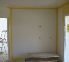 Cuisine en cours de peinture