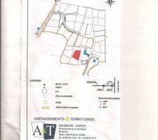 Situation du terrain au sein du lotissement