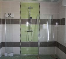 Douche de la salle de bain