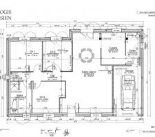 Plan maison signé