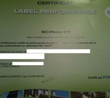 Certificat BBC
