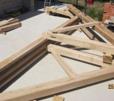 Nouvelle charpente chêne
