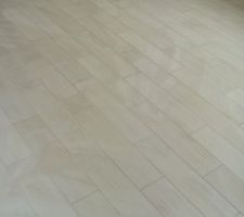 CARRELAGE DE NOTRE CHAMBRE IMITATION BOIS