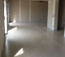 Chape liquide salle &agrave; manger