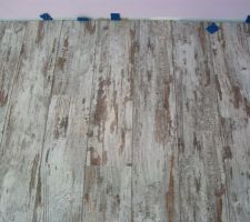 Parquet du bureau,poser ....