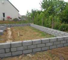 3 jours apr&egrave;s le matos voila les gars pour monter ce vide sanitaire