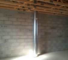 Le conduit de la cheminée