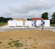 Palettes de blocs béton cellulaire