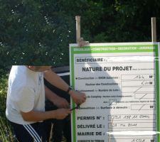 La mise en place du permis de construire.