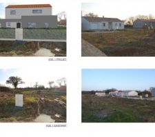 Terrain et insertion graphique de la maison...