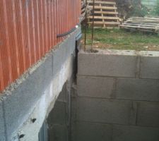 Le haut de l'escalier ext&eacute;rieur