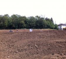 Notre terrain depuis le fond du jardin