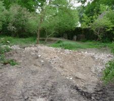 Comblement d'une cuvette