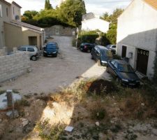 Servitude de passage vue de ma chambre