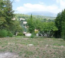 Vue Nord du haut du terrain