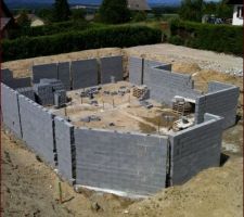 Construction des parpaings