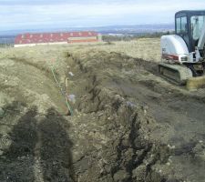 Les travaux de vrd ont enfin commencer!!!