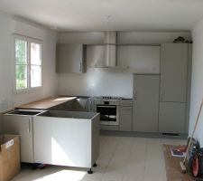 Un coin cuisine en construction ...