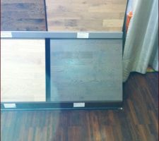 Un des trois parquets pour mezzanine, chambres et dressing (en bas à droite)