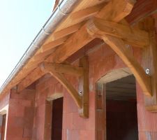 Auvent lazur&eacute;