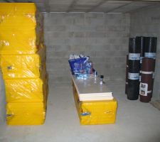 Le stock de la 1er couche de 6cm