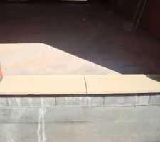 Sur la future baie vitr&eacute;e