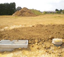 Notre terrain avec les compteurs installés.