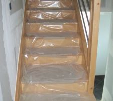 Et enfin notre escalier final....