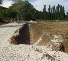 Noue de r&eacute;tention