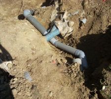 Déviation eau pluviale et égout, suite et fin