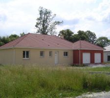 Pose de la sortie de cheminée