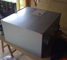 D&eacute;tail de l'&eacute;changeur de la VMC double flux.