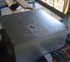 Echangeur de la VMC double flux.