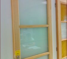 Porte vitrée bois PV   500 euros
