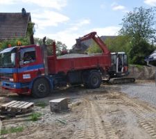 Mise en place de la terrasse