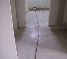 Chape dégagement et sdb