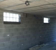 Pavé de verre du garage